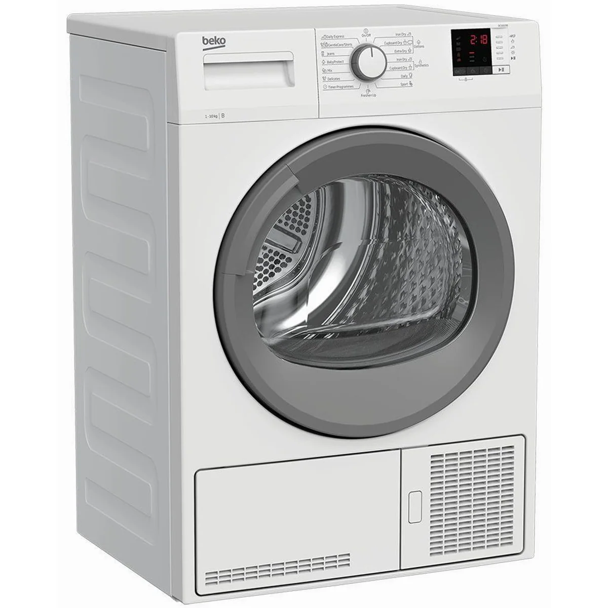 BEKO Kondenstrockner DC 101230, 10 kg, Kindersicherung, Reversierende Trommel