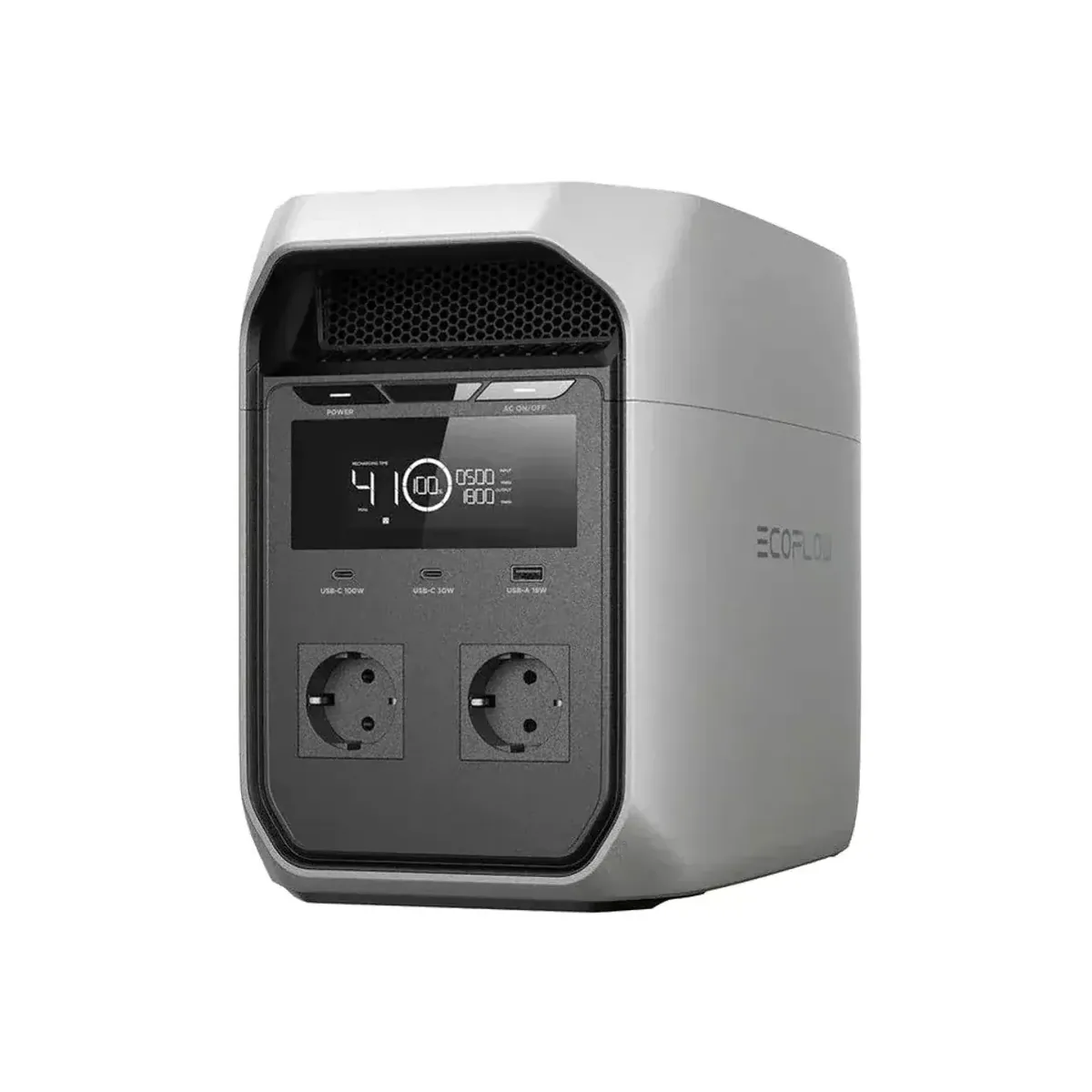 Ecoflow DELTA 3 Powerstation, 1.800 W Dauerleistung, 3.600 W Spitzenleistung, 60 Min Ladezeit