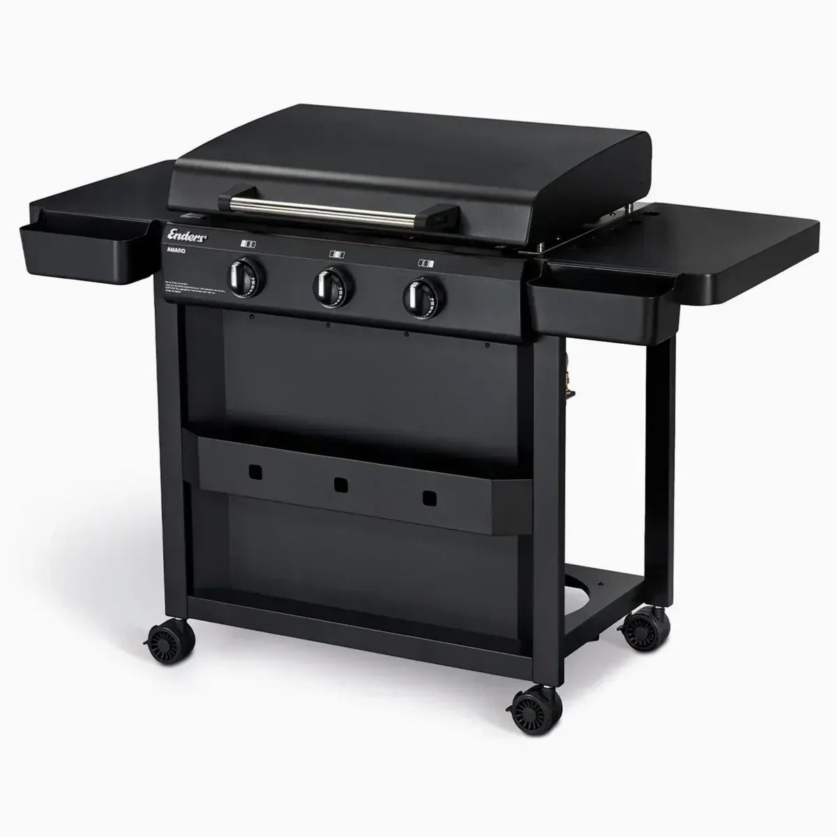 Enders AMARO Gasgrill, große Edelstahl-Plancha, stufenlose Brennereinstellung