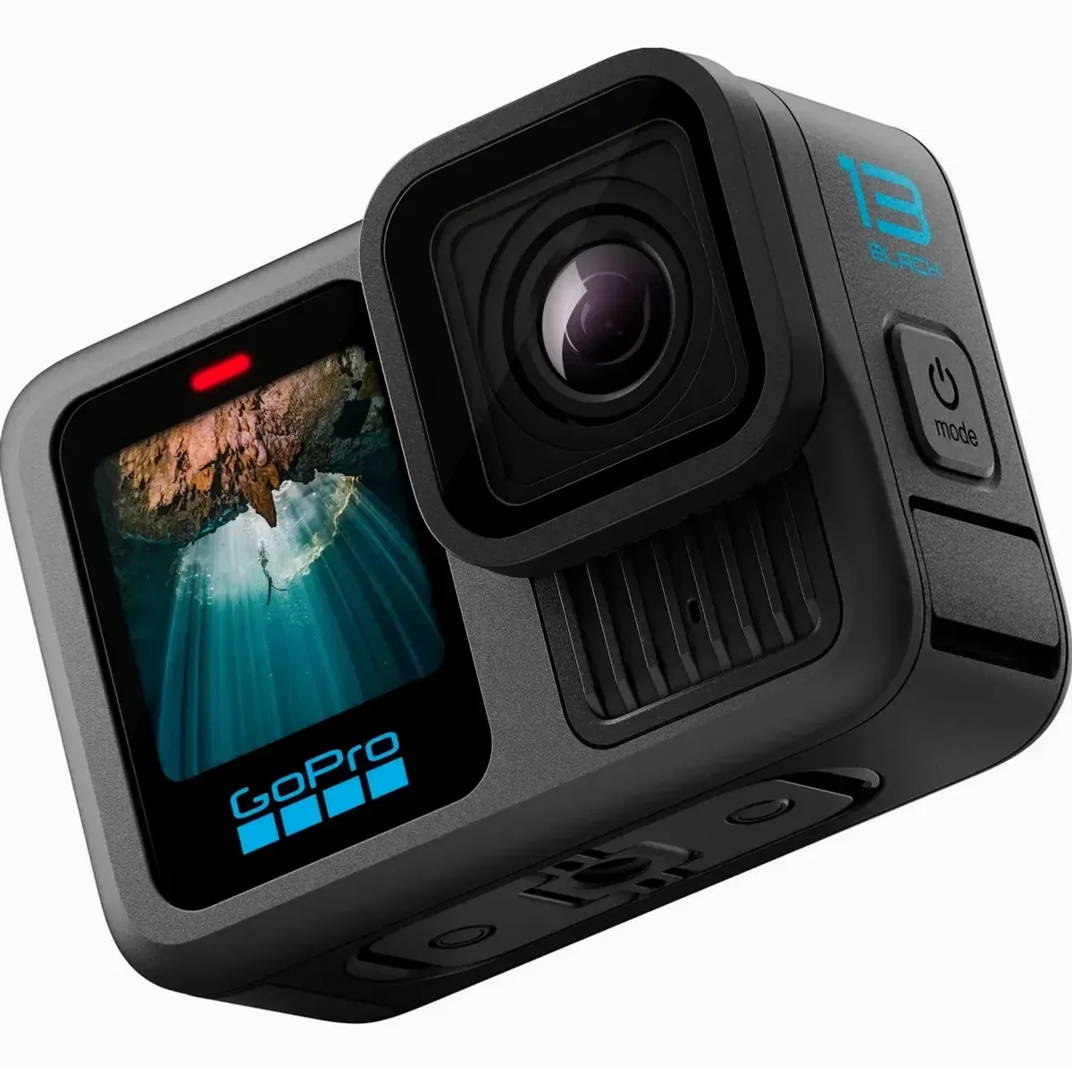 GoPro HERO13 Black Action Cam, kompakt, wasserdicht, 4K-Auflösung