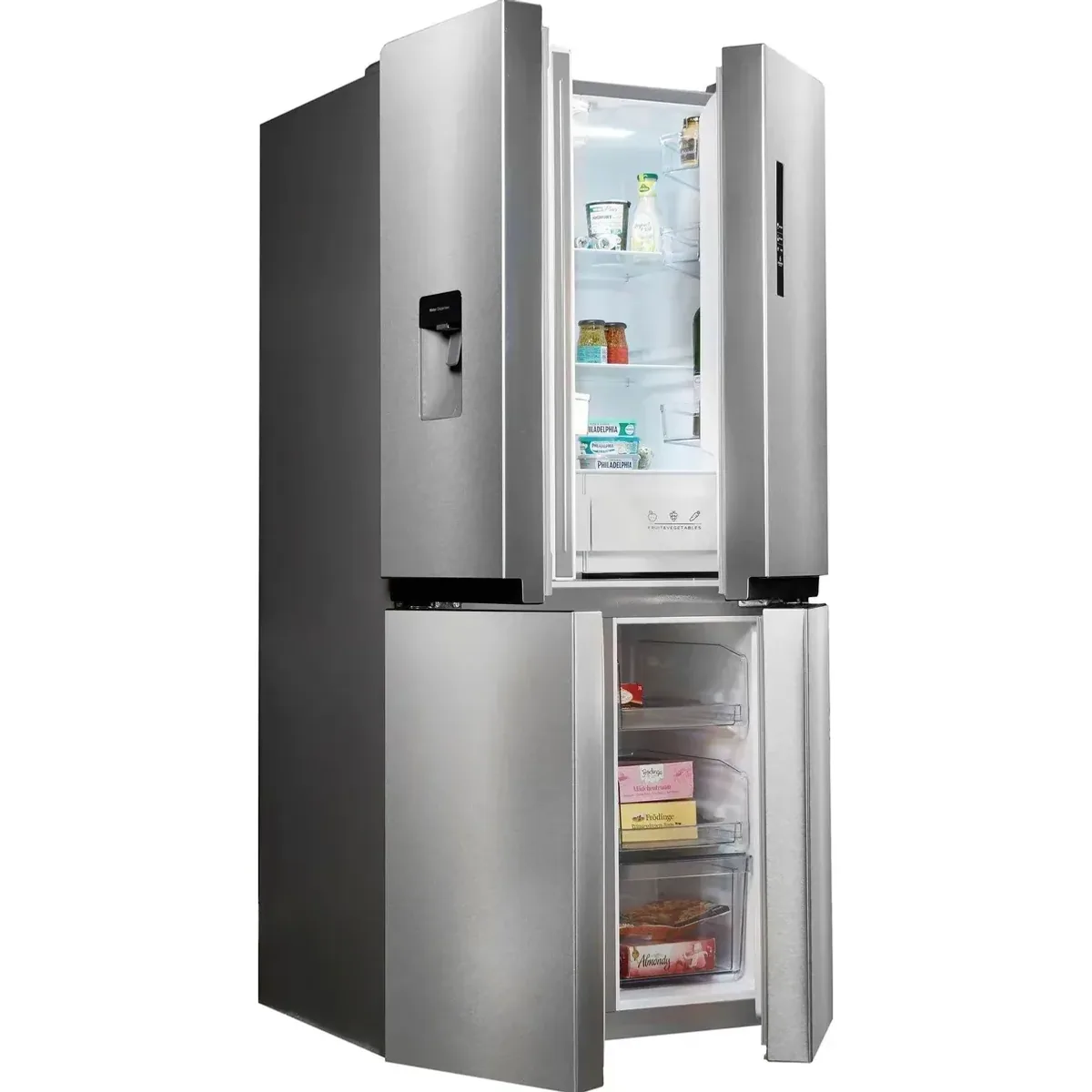 Hanseatic HCD17884EI Multi Door, NoFrost, FreshZone, Wasserspender