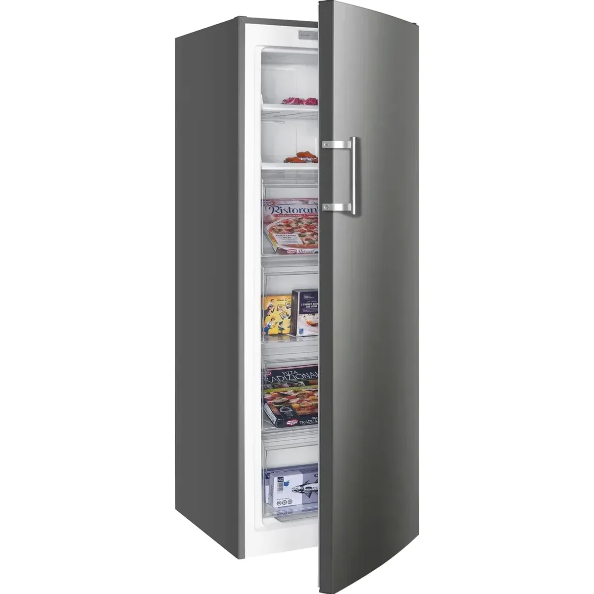 Hanseatic HGS17154DNFI Gefrierschrank, NoFrost, Schnellgefrierfunktion, 204 l Volumen
