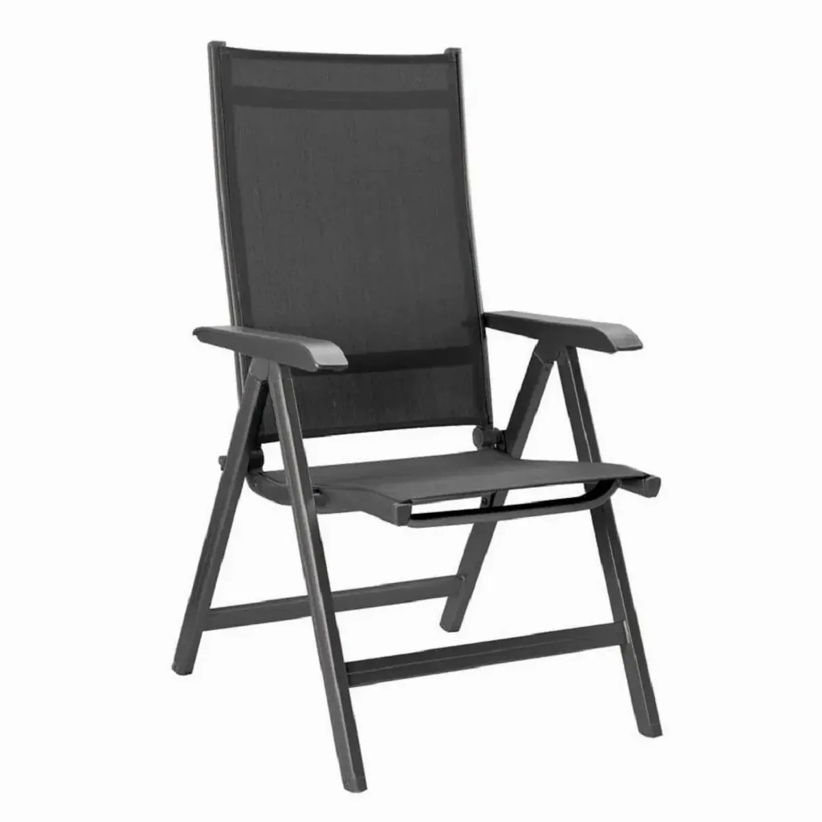 KETTLER Basic Plus Klappsessel, wetterfest, stabil, verstellbare Lehne