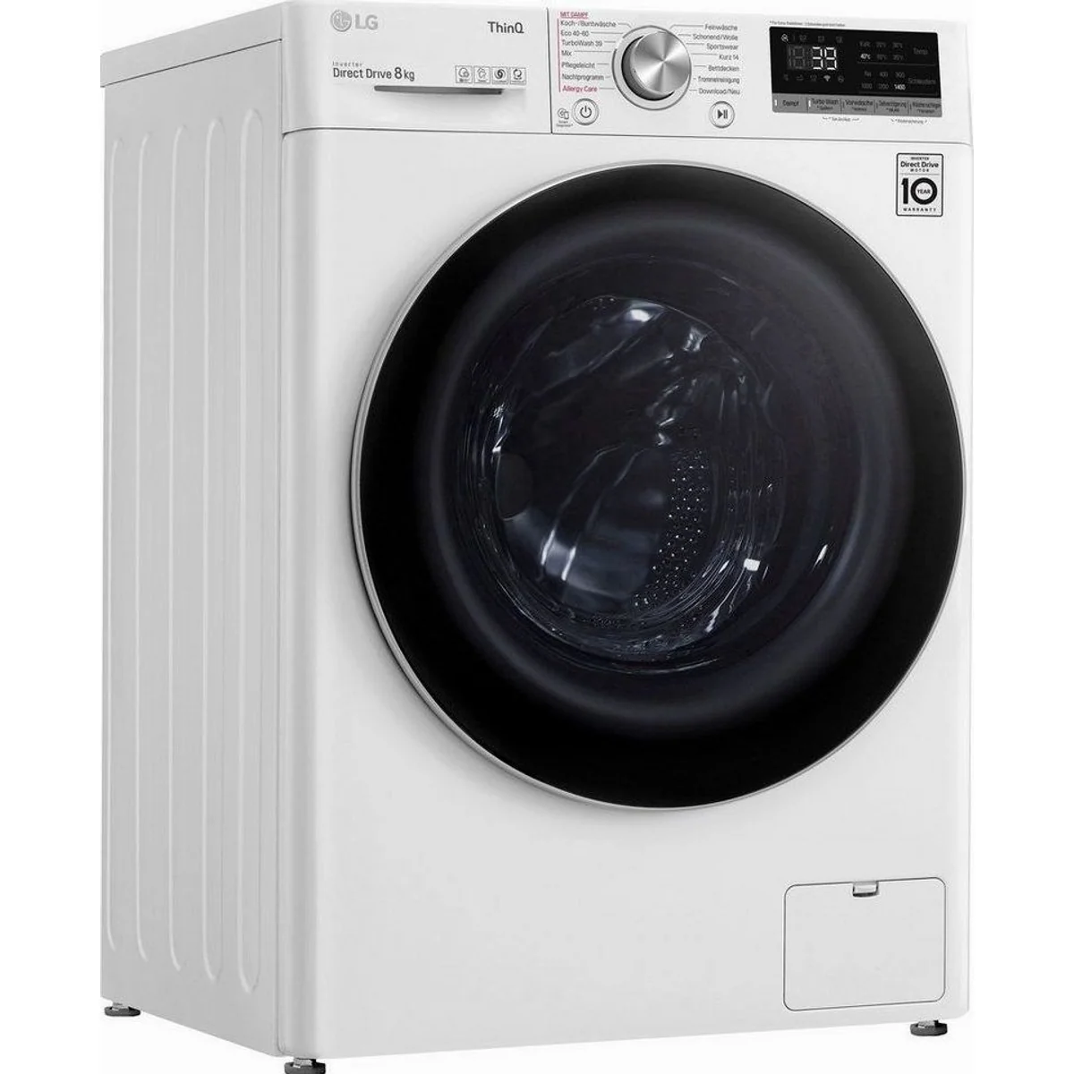 LG F4WV708P1E Waschmaschine, 8 kg, 1400 U/min, TurboWash