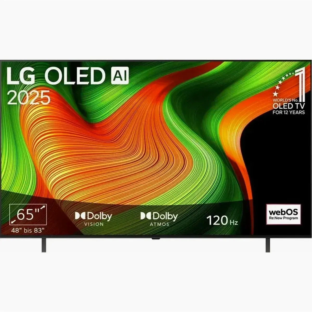 LG OLED65B59LA OLED-Fernseher, 65 Zoll, 4K Ultra HD, Dolby Vision