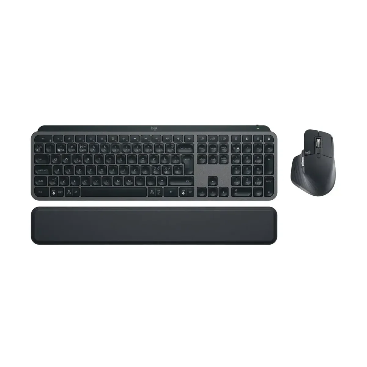 Logitech MX Keys S Combo, kabellos, hinterleuchtet, ergonomisch
