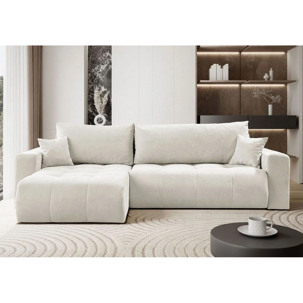 Lookway Ecksofa CLOUD, L-Form, Schlaffunktion und Stauraum