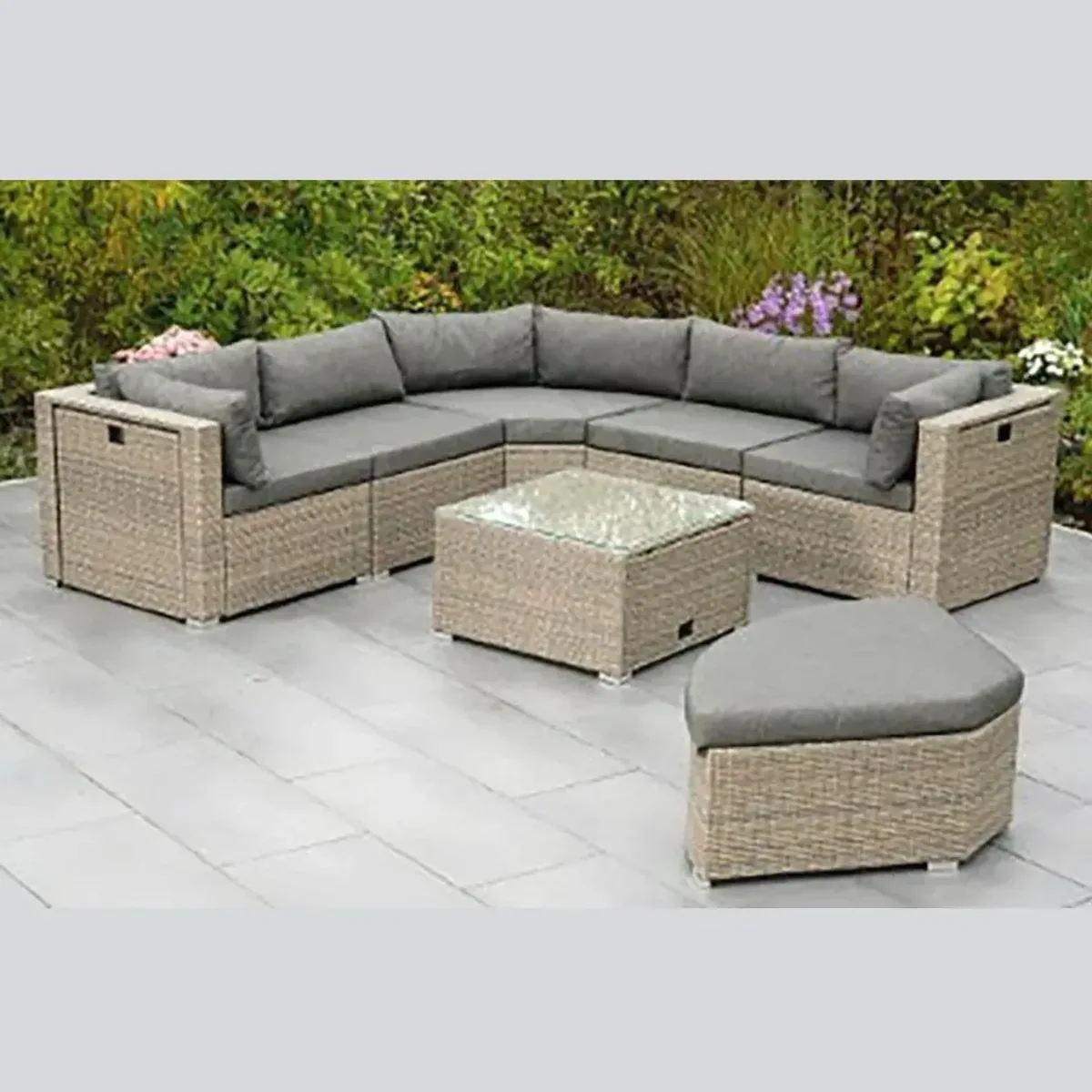 MERXX Gartenlounge-Set Rivello, 23-teilig, flexible Aufstellmöglichkeiten