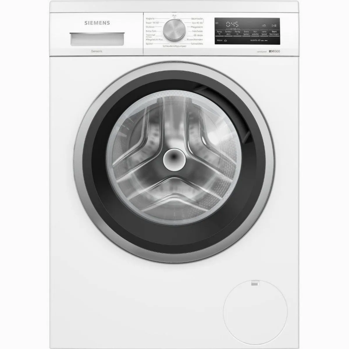 SIEMENS WU14UT28 Waschmaschine, 8 kg Fassungsvermögen, unterbaufähig, effiziente Technologien