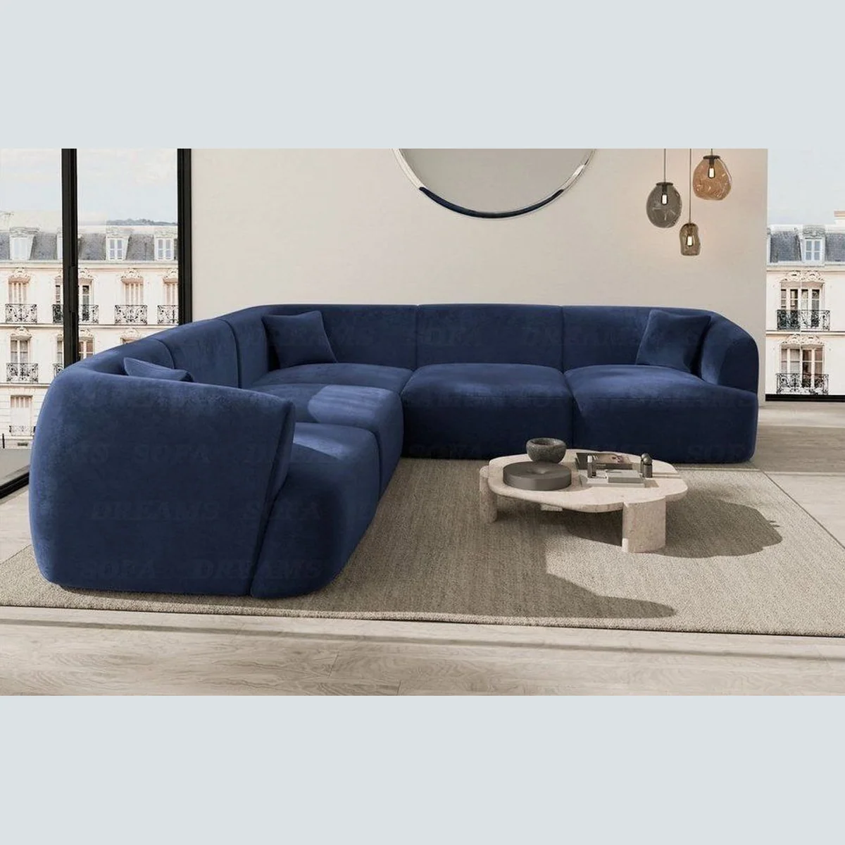 Sofa Dreams Tabarca Ecksofa, L-Form, 3 Stoffvarianten — modern, bequem, vielseitig