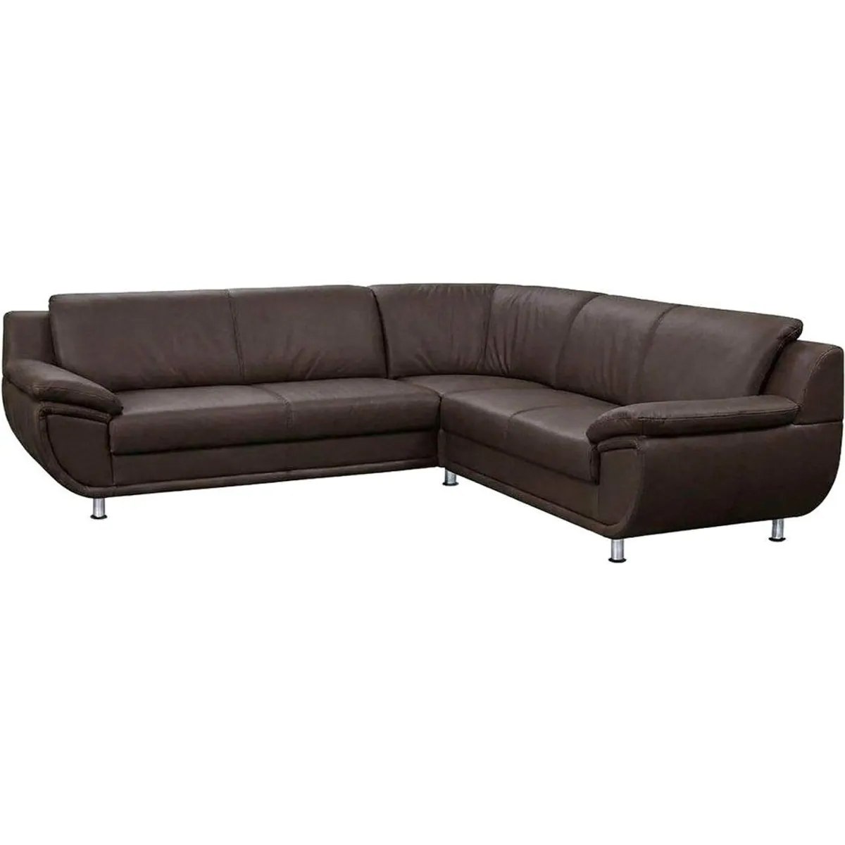 TRENDMANUFAKTUR Ecksofa Rondo, wahlweise mit Schlaffunktion, bequeme Armlehnen, L-Form